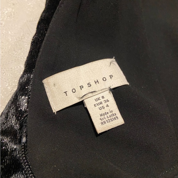 Sparkly velvet black dress! Super chic and pretty for special occasions - Picture 2 of 4